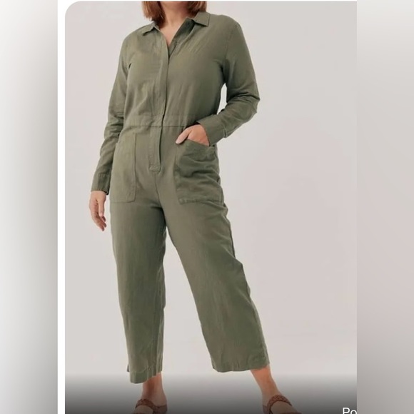 NWT Pact Harbour Zip Jumpsuit - Picture 2 of 9